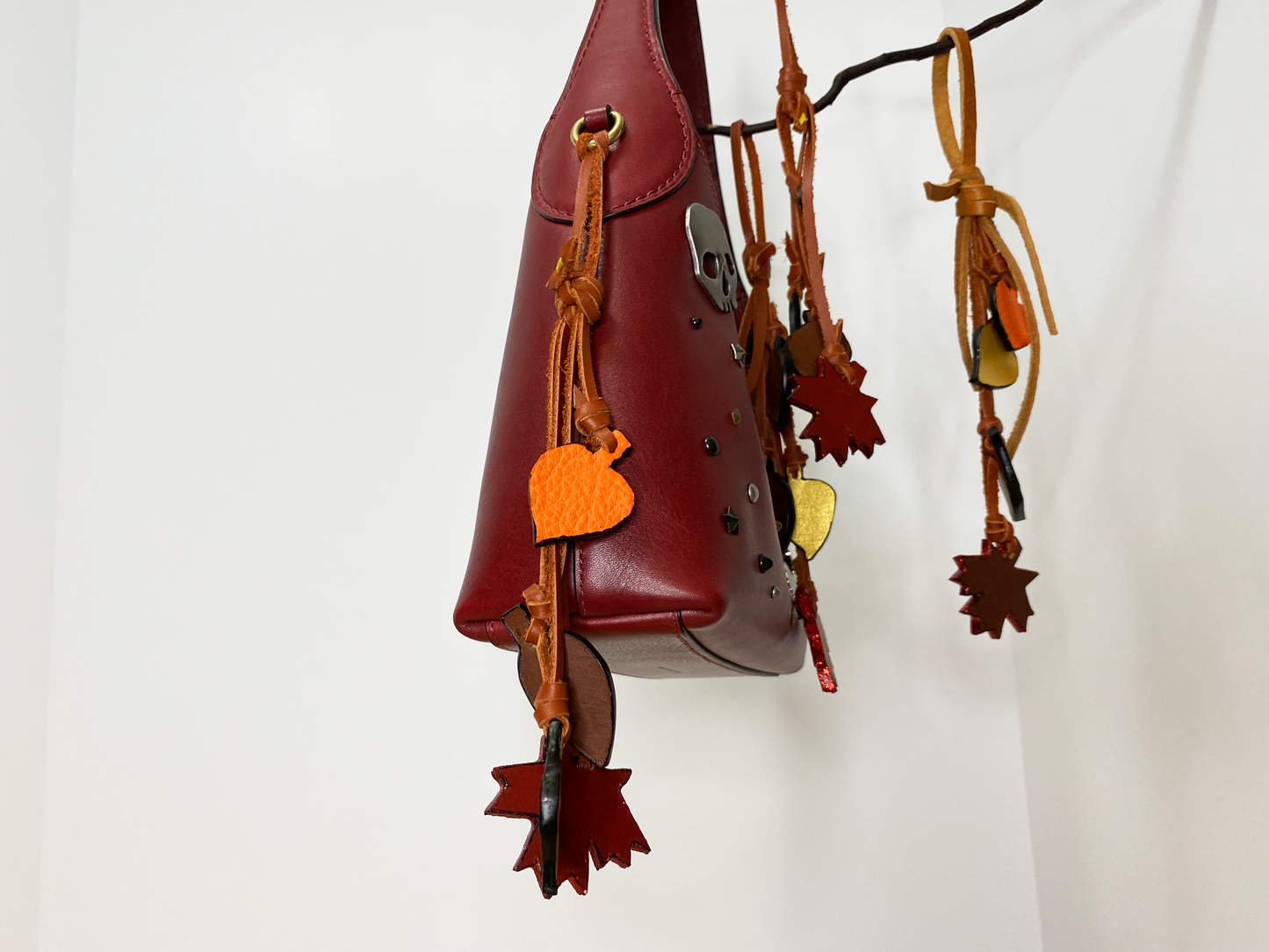 The Falling Leaves Bag Charm