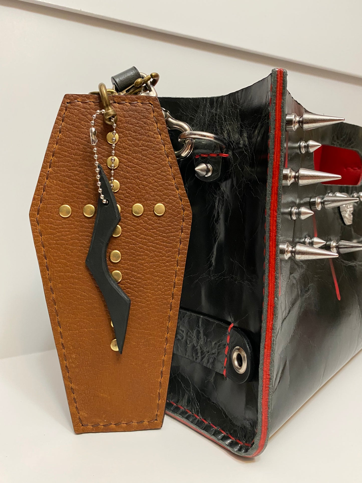 The Count Coffin Bag Charm