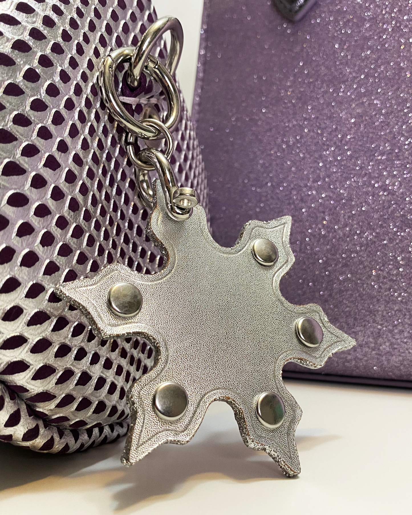 The Snow Falling Bag Charm