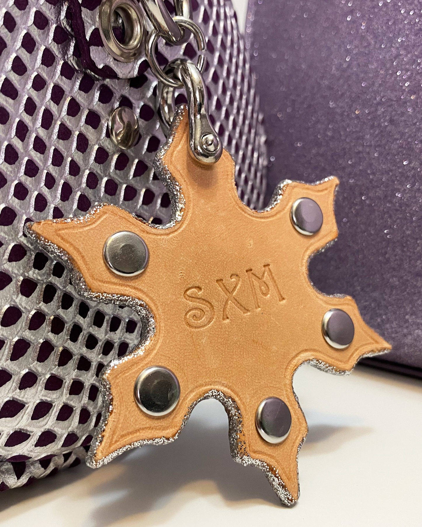 The Snow Falling Bag Charm