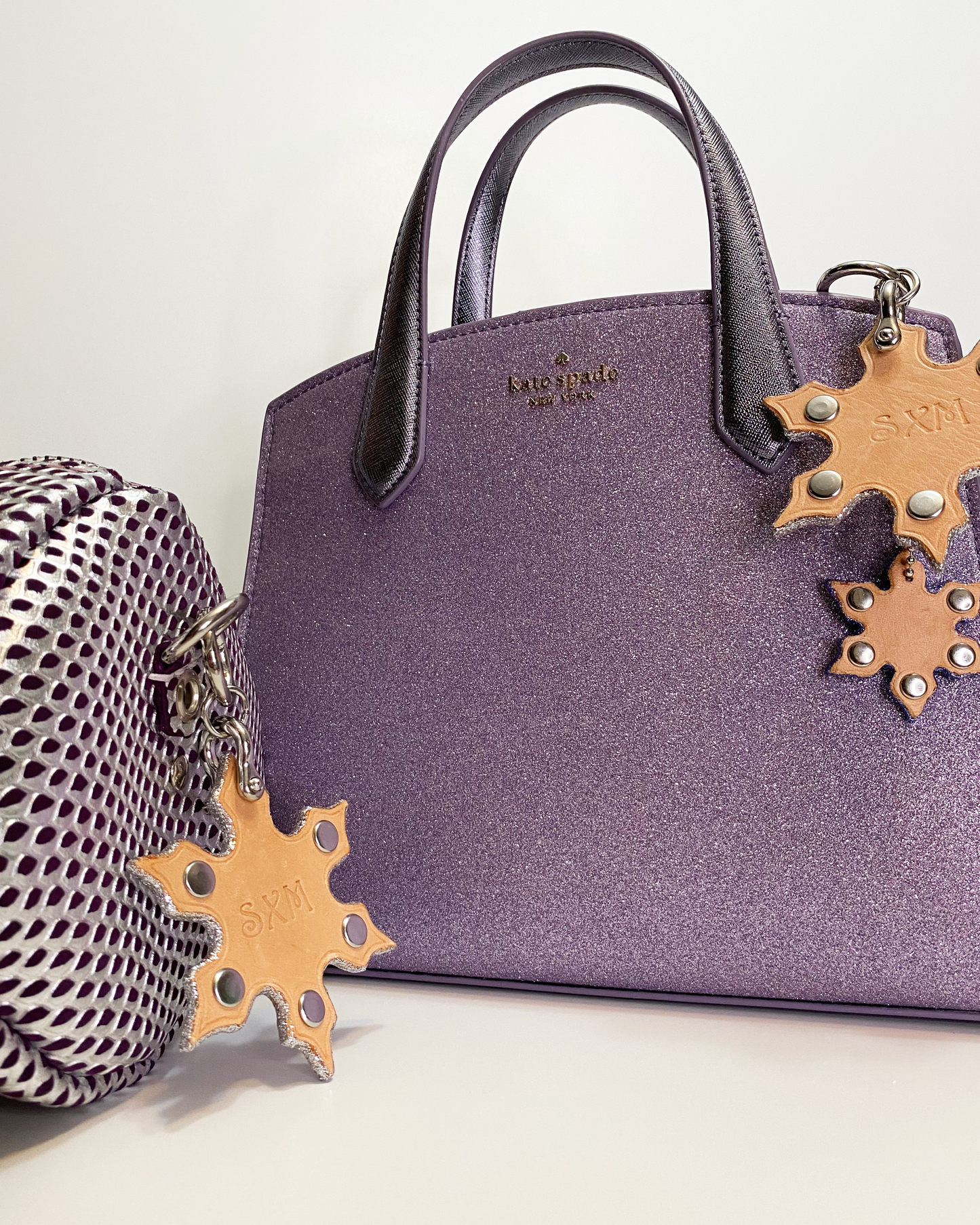 The Snow Falling Bag Charm