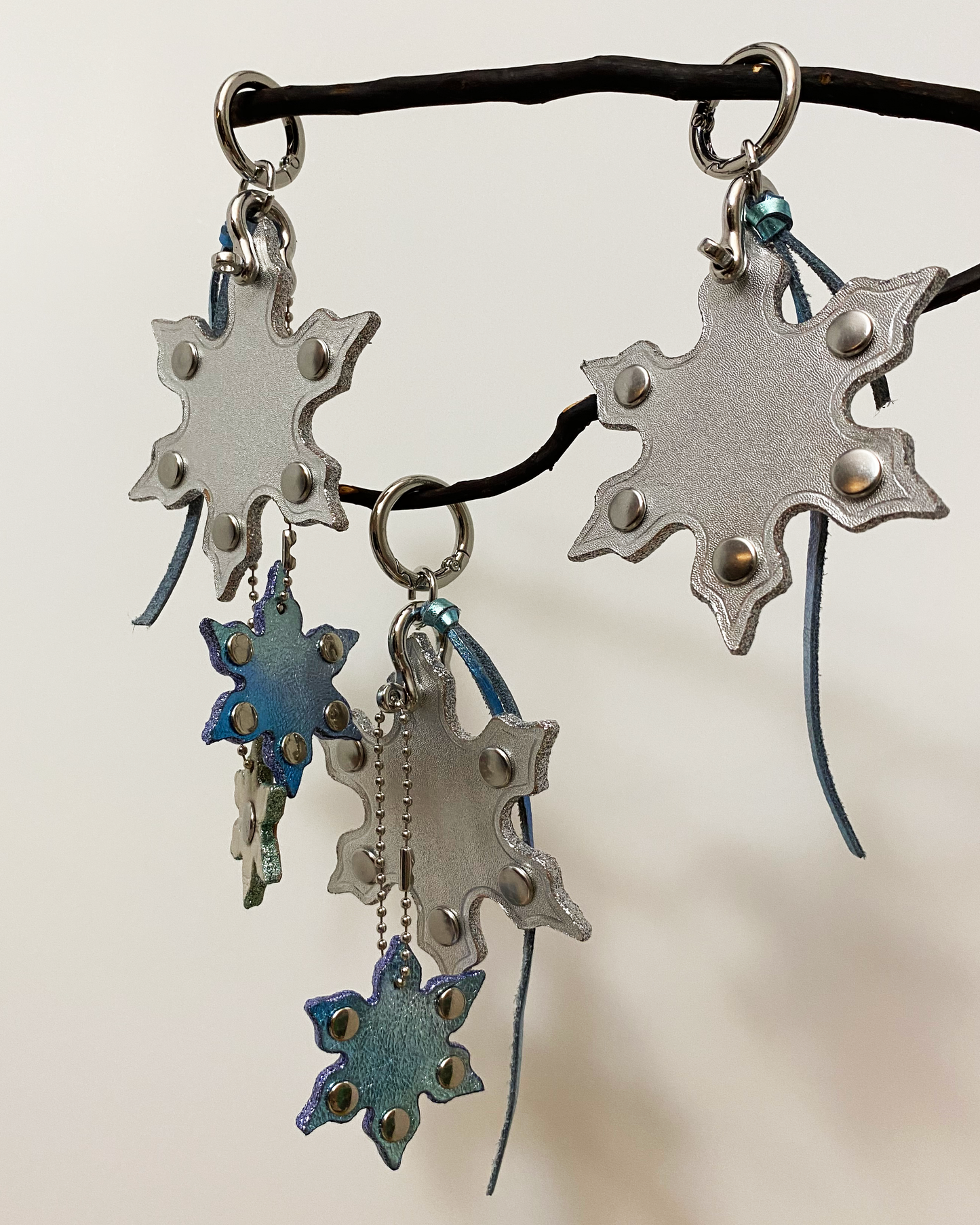 The Snow Falling Bag Charm