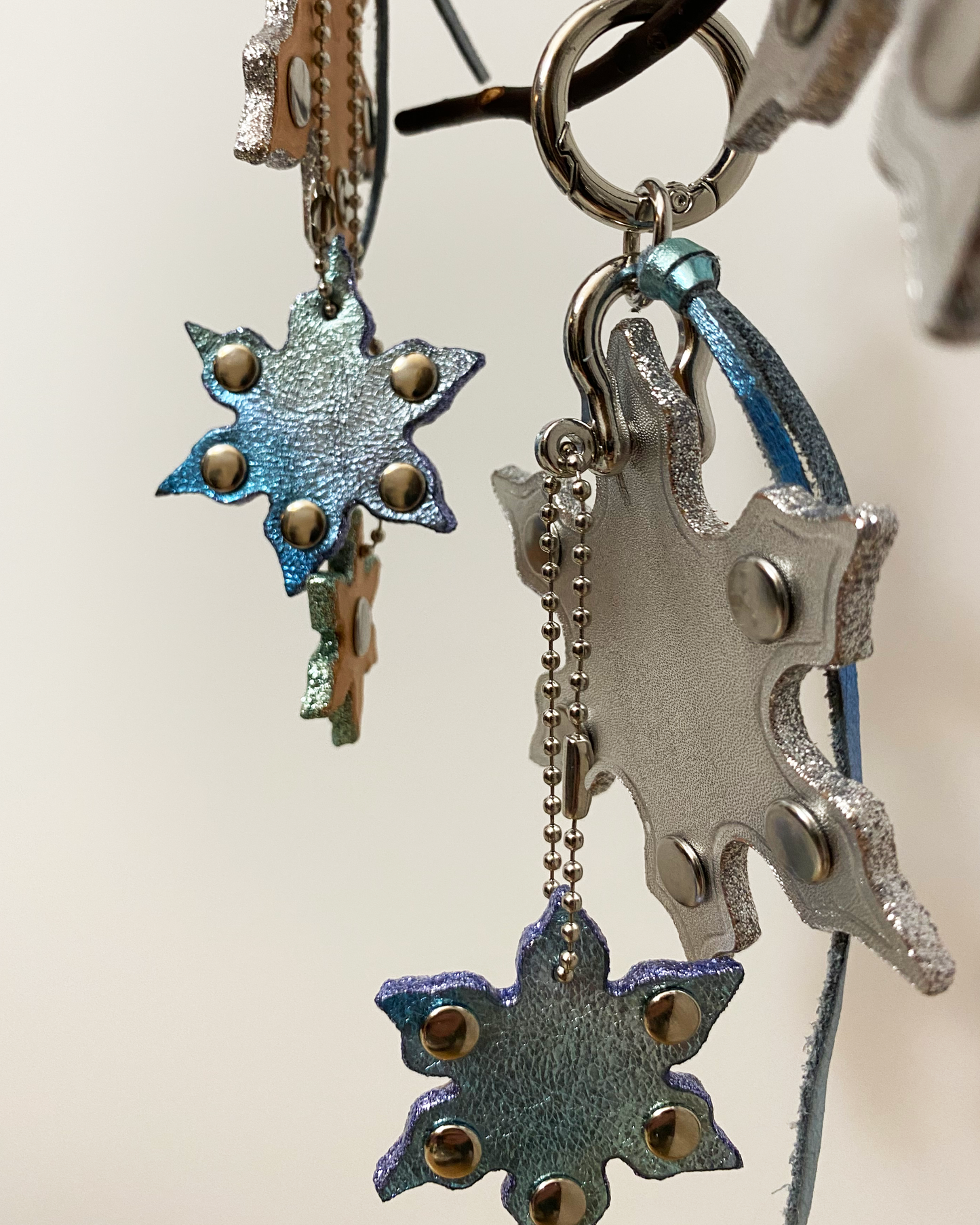 The Snow Falling Bag Charm