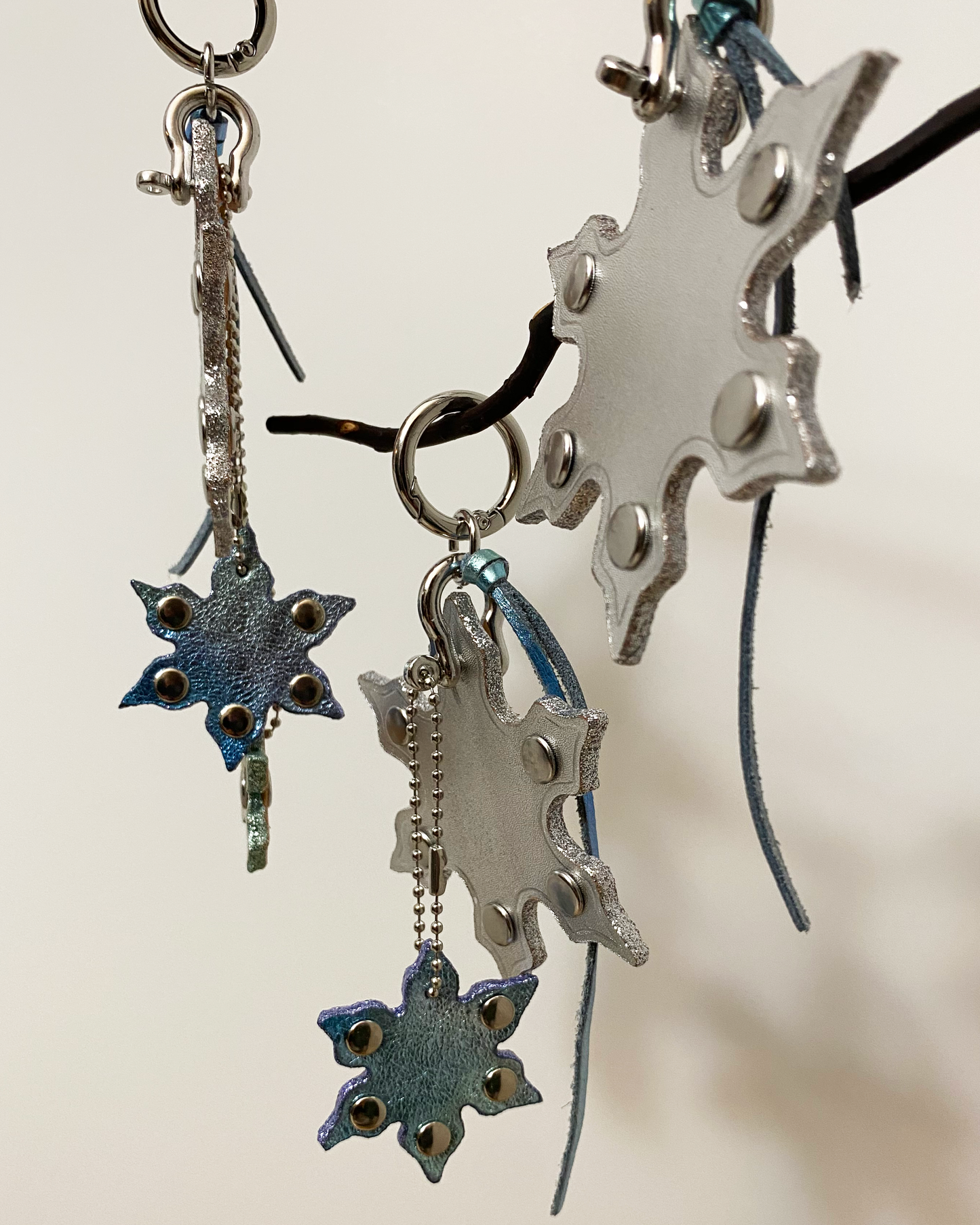 The Snow Falling Bag Charm