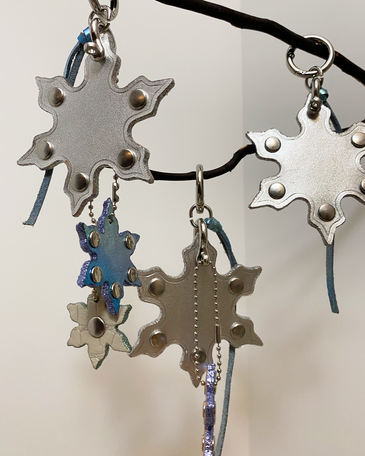 The Snow Falling Bag Charm