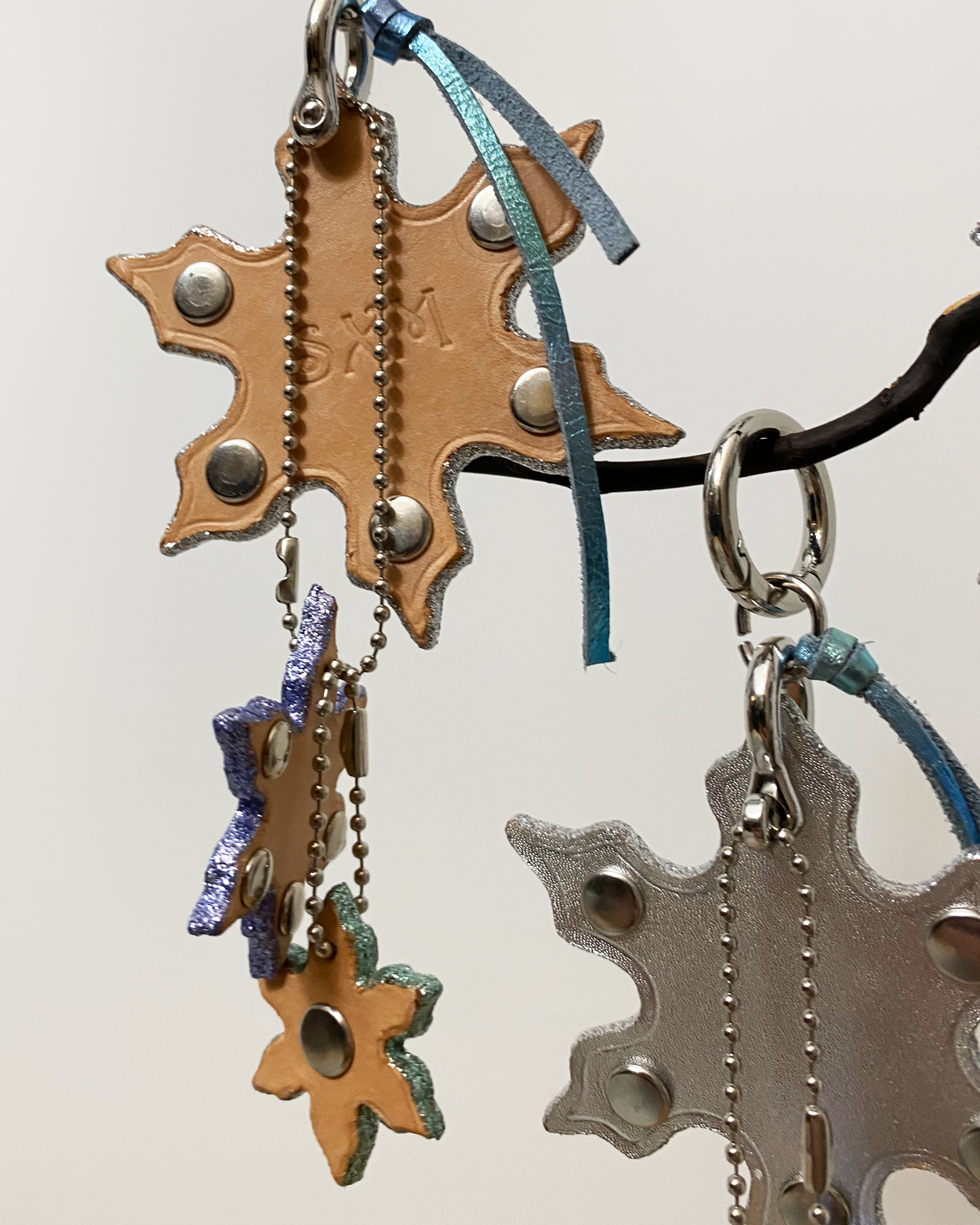 The Snow Falling Bag Charm