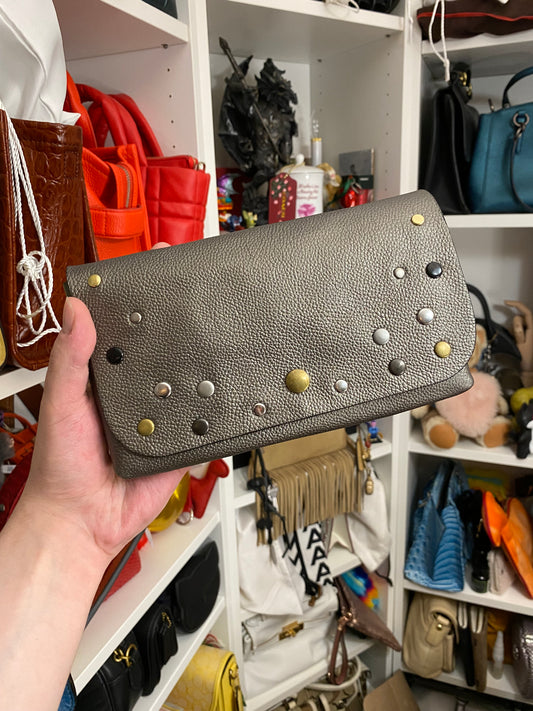 The Brando Clutch with Rivets