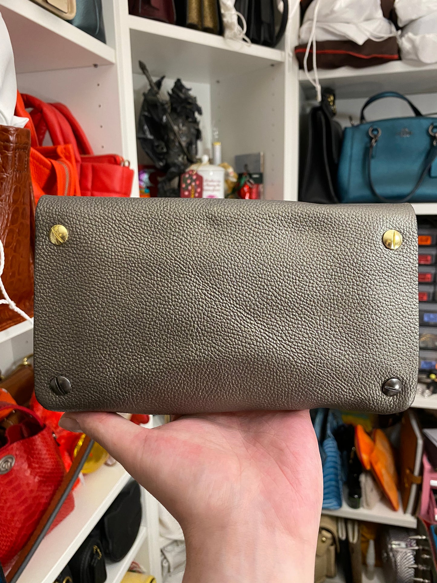 The Brando Clutch with Rivets