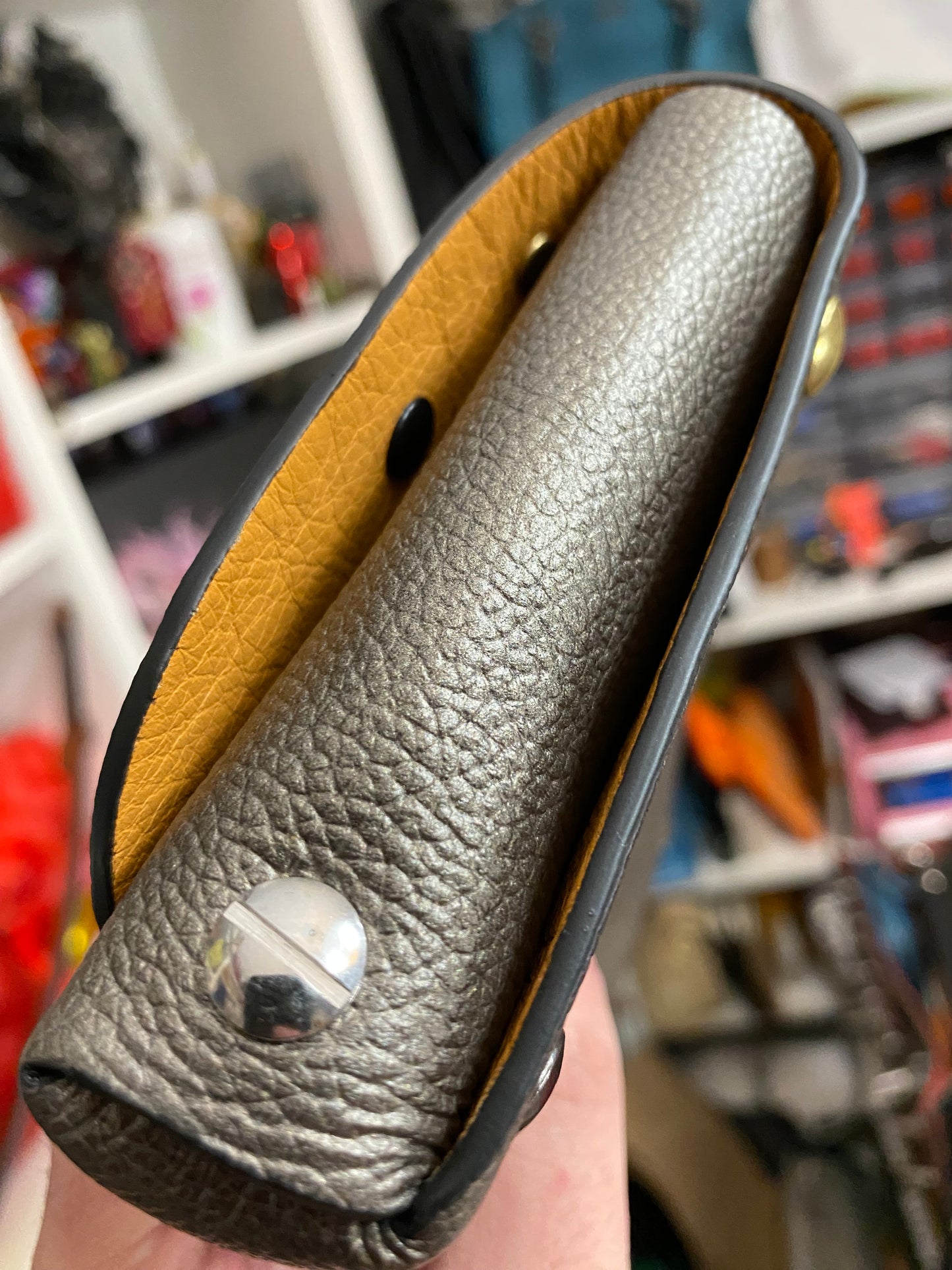 The Brando Clutch with Rivets