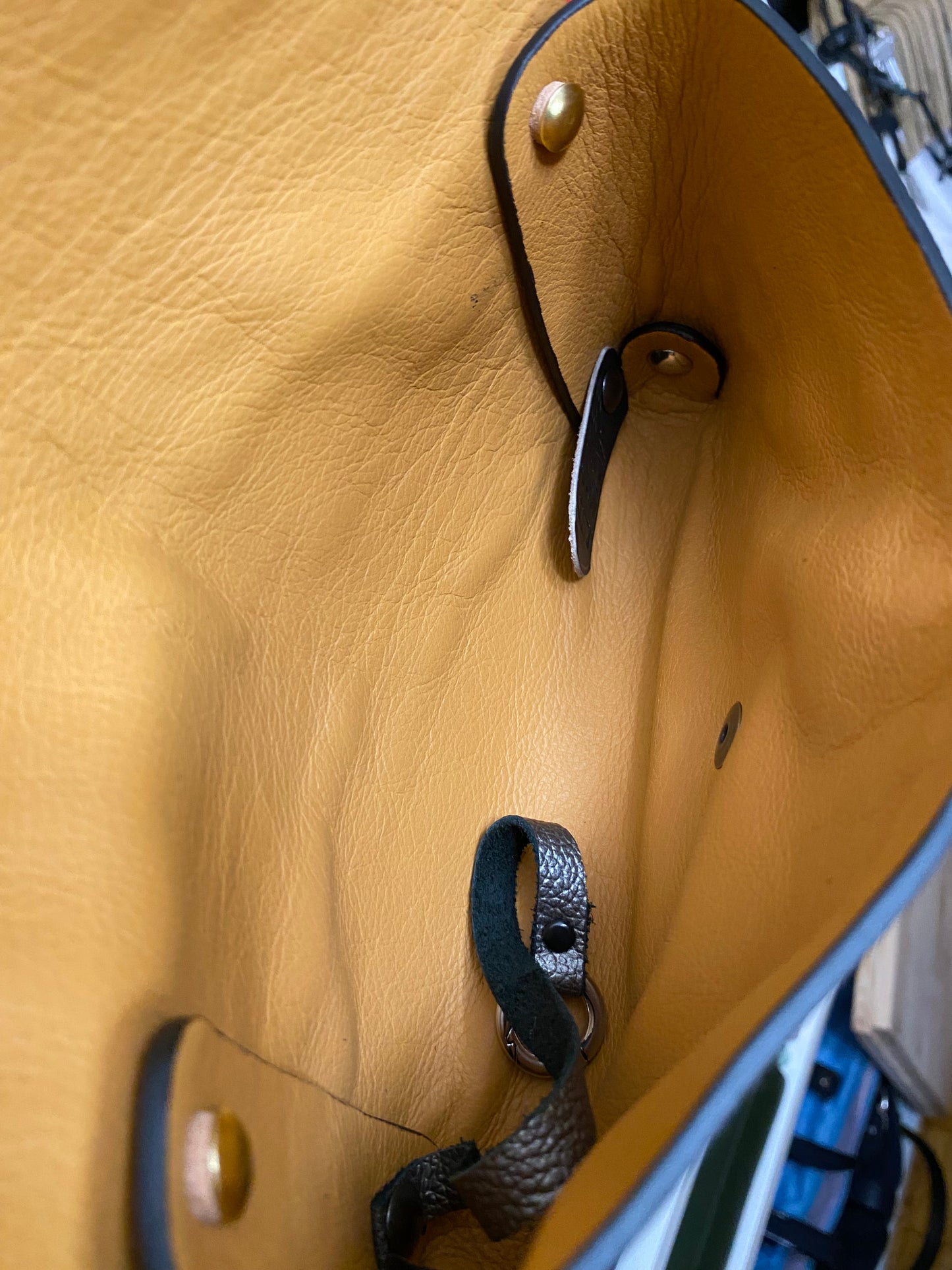 The Brando Clutch with Rivets