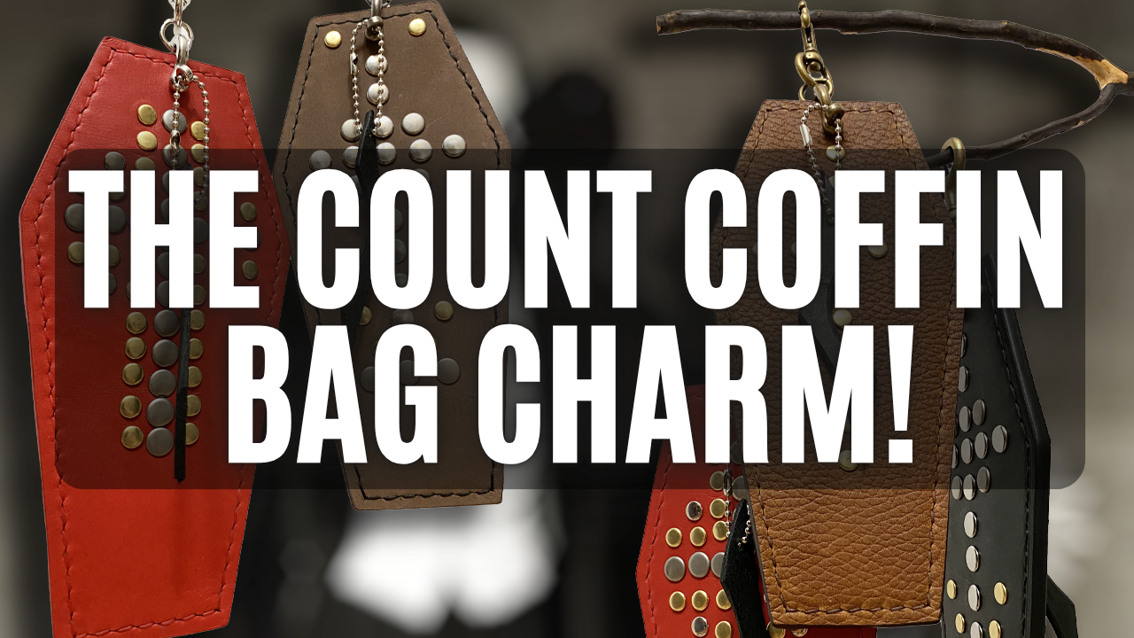 The Count Coffin Bag Charm