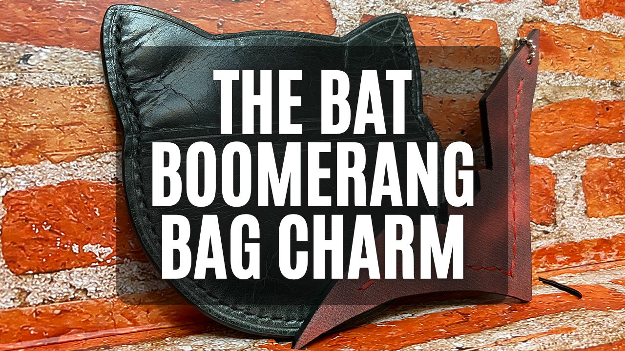 The Bat Boomerang Bag Charm
