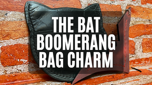 The Bat Boomerang Bag Charm