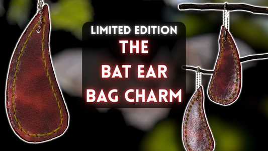 The Bat Ear Bag Charm LIMITED EDITION RED